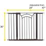 Safety 1st Décor Easy Install Tall & Wide Baby Gate with Pressure Mount Fastening