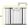 Safety 1st Décor Easy Install Tall & Wide Baby Gate with Pressure Mount Fastening