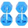 Yosoo Health Gear 4Pcs Blue 12mm Hex Adapter RC Metal Wheel Hex Hub Adapter RC Car Hex Adapter with Pins and Screws for RC Spare Upgrade Parts