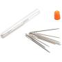 Hekisn Large-Eye Blunt Needles, 9 Piece Stainless Steel Yarn Knitting Needles, Sewing Needles, Crafting Knitting Weaving Stringing Needles,Perfect for Finishing Off Crochet Projects (9 Pieces)