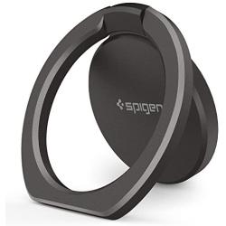 Spigen Style Ring 360 Cell Phone Ring/Phone Grip/Stand/Holder for All Phones and Tablets Compatible with Magnetic Car Mount - Gun Metal