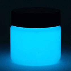 Glow In The Dark Paint - Premium Artists Acrylic - Neutral Colors - 1 Ounce (Neutral Sky Blue)