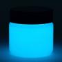 Glow In The Dark Paint - Premium Artists Acrylic - Neutral Colors - 1 Ounce (Neutral Sky Blue)