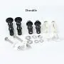 Toilet Seats Screws and Bolts Metal, Universal Toilet Seat Replacement Parts Kit Toilet Cover Hinges Bolt Screws Fixings Expanding Rubber Top Nuts Screws Toilet Seat Mount Hardware Tightening Kit Toilet Seats Screws and Bolts Metal, Universal Toilet Seat Replacement Parts Kit Toilet Cover Hinges Bolt Screws Fixings Expanding Rubber Top Nuts Screws Toilet Seat Mount Hardware Tightening Kit