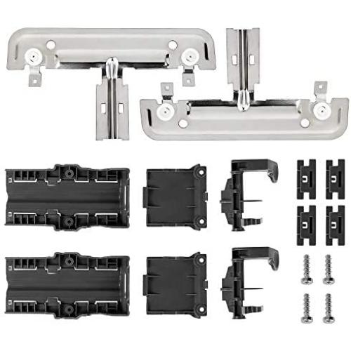 W10712394 Dishwasher Upper Rack Adjuster Kit Replacement for Whirlpool Kenmore Dishwasher Parts Replaces W10238418 W10253546 W10712394VP W10350376 AP5956100 PS10064063