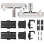 W10712394 Dishwasher Upper Rack Adjuster Kit Replacement for Whirlpool Kenmore Dishwasher Parts Replaces W10238418 W10253546 W10712394VP W10350376 AP5956100 PS10064063