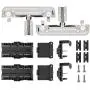 W10712394 Dishwasher Upper Rack Adjuster Kit Replacement for Whirlpool Kenmore Dishwasher Parts Replaces W10238418 W10253546 W10712394VP W10350376 AP5956100 PS10064063