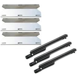 Direct Store Parts Kit DG225 Replacement for Jenn Air 730-0163, 720-0163 Gas Grill Repair Kit Burner and Heat Plates - 3 Pack