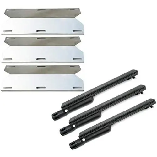 Direct Store Parts Kit DG225 Replacement for Jenn Air 730-0163, 720-0163 Gas Grill Repair Kit Burner and Heat Plates - 3 Pack Direct Store Parts Kit DG225 Replacement for Jenn Air 730-0163, 720-0163 Gas Grill Repair Kit Burner and Heat Plates - 3 Pack