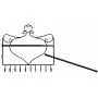 ARAD Metal Wall Mount Heart Shaped Jewelry Display Rack-Necklaces, Earrings, Bracelets-Black ARAD Metal Wall Mount Heart Shaped Jewelry Display Rack-Necklaces, Earrings, Bracelets-Black