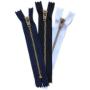 Over Kleshas Jeans Metal Zipper (6 Zippers/Pack= Navy 2, Black 2, White 2) 4'',5'',6'',7'' (5'')
