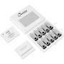 [Not 128GB ] Enfain 10 Pack Small Capacity 128 MB USB Flash Drive Bulk 128MB Thumb Drives in Black, with LED Indicator, 12 x Removable White Labels for Marking Contents Loaded