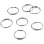 200 Pieces Metal Split Rings, 16mm Nickel Plated Double Loop Jump Rings Small Key Chain Rings Crystal Chandeliers Connectors for DIY Jewelry Making and Craft Ideas 200 Pieces Metal Split Rings, 16mm Nickel Plated Double Loop Jump Rings Small Key Chain Rings Crystal Chandeliers Connectors for DIY Jewelry Making and Craft Ideas