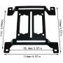 Maxmoral 12cm Water Cooling Pump Radiator Support Holder Water Drainage Tank Reservoir Bracket Fan Holder Mount Stand