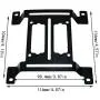 Maxmoral 12cm Water Cooling Pump Radiator Support Holder Water Drainage Tank Reservoir Bracket Fan Holder Mount Stand Maxmoral 12cm Water Cooling Pump Radiator Support Holder Water Drainage Tank Reservoir Bracket Fan Holder Mount Stand
