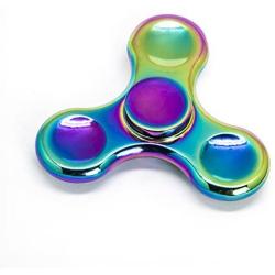 MAGTIMES Rainbow Anti-Anxiety Fidget Spinner [Metal Fidget Spinner] Figit Hand Toy for Relieving Boredom ADHD, Anxiety