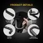 Auxmart Front Grab Handle Grab Bar for 2007-2017 Jeep Wrangler 2/4 Door - Pair Auxmart Front Grab Handle Grab Bar for 2007-2017 Jeep Wrangler 2/4 Door - Pair