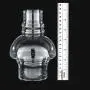B&P Lamp 3 Inch by 7 Inch Clear Hooded Chimney B&P Lamp 3 Inch by 7 Inch Clear Hooded Chimney