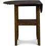 New Classic FURNITURE Gia Dining Drop Leaf Counter Table with Two Chairs, 42-Inch, Brown, 42.25'' Set