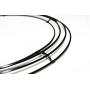 KBHOME 5 Pieces Metal Wire Wreath Frame Black Ring for Christmas Decoration Door Craft