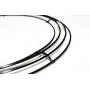 KBHOME 5 Pieces Metal Wire Wreath Frame Black Ring for Christmas Decoration Door Craft KBHOME 5 Pieces Metal Wire Wreath Frame Black Ring for Christmas Decoration Door Craft