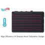 DS. DISTINCTIVE STYLE Heatsink Metal Case with Dual Cooling Fans Compatible with Raspberry Pi 4