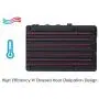 DS. DISTINCTIVE STYLE Heatsink Metal Case with Dual Cooling Fans Compatible with Raspberry Pi 4