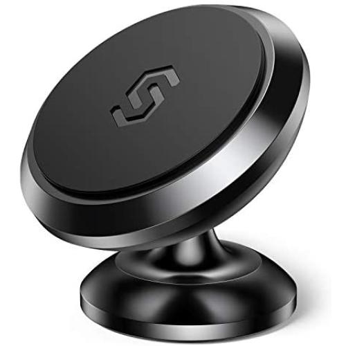 Magnetic Phone Car Mount, Syncwire Universal Car Phone Holder for Dashboard, Cell Phone Car Kits, 360° Adjustable Magnet Cell Phone Mount Compatible with iPhone, Samsung, LG, GPS, Mini Tablet and More
