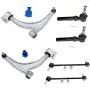 MILLION PARTS 6 Pcs Front Lower Control Arm Ball Joints Outer Tie Rod End Link Sway Bar Suspension Kit K620179 K620180 K80252 ES800086