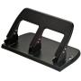 Officemate Medium Duty 3 Hole Punch with Ergonomic Handle, 30 Sheet Capacity, Black (90088)