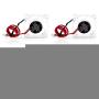 YLKOVA 40 40 10 high Performance Fan 24V Hydraulic Bearing Brushless Cooling Fan DC 4010 40x40x10mm 0.063A Blue LED, Rotating Speed 5580±5% RPM for 3D Printer, PC, Case, CPU(4 PCS)