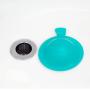 StopShroom STBLU232 Universal Stopper Plug Cover for Bathtub, Bathroom and Kitchen Drains, Aqua