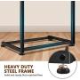 Homemaxs C Table Sofa Side End Table, Small Side Tables for Eating, Working and Writing in Living Room, Bedroom, Couch & Small Spaces