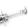 EatingBiting 10ml Reusable Stainless Steel Hypodermic Veterinary Animal Syringe Glass for Lab/Stainless Steel/Simple Structure/with Locking Screws Simple Operation EatingBiting 10ml Reusable Stainless Steel Hypodermic Veterinary Animal Syringe Glass for Lab/Stainless Steel/Simple Structure/with Locking Screws Simple Operation