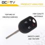 OCPTY 1 X Flip Key Entry Remote Control Key Fob Transmitter Replacement for f ord Fiesta Focus Escape F150 F350 Super Duty 1788A-FWB1U793 4 Buttons