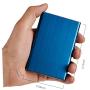 RFID Credit Card Holder Metal Wallet Stainless Steel Credit Card Protector Case for Men or Women