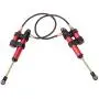 Vbest life 2pcs RC Car Shock Damper, Metal Spring Shock Damper Fit for SCX10 D90 TRX4 1/10 RC Car