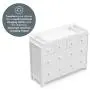 Storkcraft Moss 6 Drawer Universal Double Dresser (White) - Bedroom Furniture Storage, Modern Farmhouse Style, Sturdy and Durable Wood Construction, 6 Deep Spacious Drawers, Steel Hardware Storkcraft Moss 6 Drawer Universal Double Dresser (White) - Bedroom Furniture Storage, Modern Farmhouse Style, Sturdy and Durable Wood Construction, 6 Deep Spacious Drawers, Steel Hardware