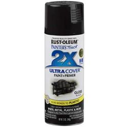 Rust-Oleum 249122-6 PK Painters Touch 2X Ultra Cover, 6 Pack, Gloss Black