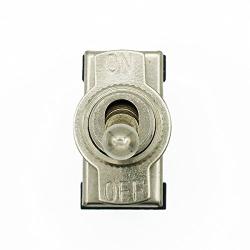 Cambridge Toggle Switch, Metal, On and Off, 20 AMP, 12 Volt DC, 240 Watts