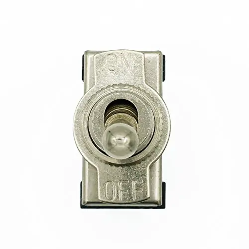 Cambridge Toggle Switch, Metal, On and Off, 20 AMP, 12 Volt DC, 240 Watts Cambridge Toggle Switch, Metal, On and Off, 20 AMP, 12 Volt DC, 240 Watts
