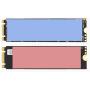 JEYI Cooling Warship Storm Fan NVME NGFF M.2 Heatsink SSD Metal Sheet Thermal Conductivity Silicon Wafer Cooling Fan Heatsink