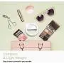 LimoStudio LED Portable Mini Selfie Ring Light for Smartphone, Camera Light for iPhone, iPad, Samsung Galaxy, Brightness Level Control, Rechargeable USB Cable, Cleaning Cloth, Photo Studio, AGG1049V2