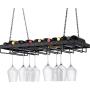 Wine Enthusiast Metal Hanging Wine Glass Rack