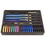 Mont Marte Calligraphy Set, 32 Piece. Includes Calligraphy Pens, Calligraphy Nibs, Ink Cartridges, Introduction Booklet and Exercise Booklet, Packaging May Vary