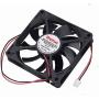 Wathai DC Coolng Fan 80x80x15mm 80mm 12V Dual Ball Bearing Brushless Case Cooler Fans