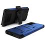ZIZO Bolt Series for Galaxy S20 Case with Kickstand Holster Lanyard, Blue/Black