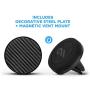 Case-Mate - Car Charms - Decorative Metal Plate + Car Vent Mount - Carbon Fiber
