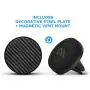 Case-Mate - Car Charms - Decorative Metal Plate + Car Vent Mount - Carbon Fiber Case-Mate - Car Charms - Decorative Metal Plate + Car Vent Mount - Carbon Fiber