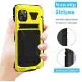HATA iPhone 11 Metal Military Heavy Duty case, iPhone 11 Rugged Drop Tested Case with Built-in Screen Protector Kickstand Sturdy Full Body Cover (Yellow, iPhone 11) HATA iPhone 11 Metal Military Heavy Duty case, iPhone 11 Rugged Drop Tested Case with Built-in Screen Protector Kickstand Sturdy Full Body Cover (Yellow, iPhone 11)
